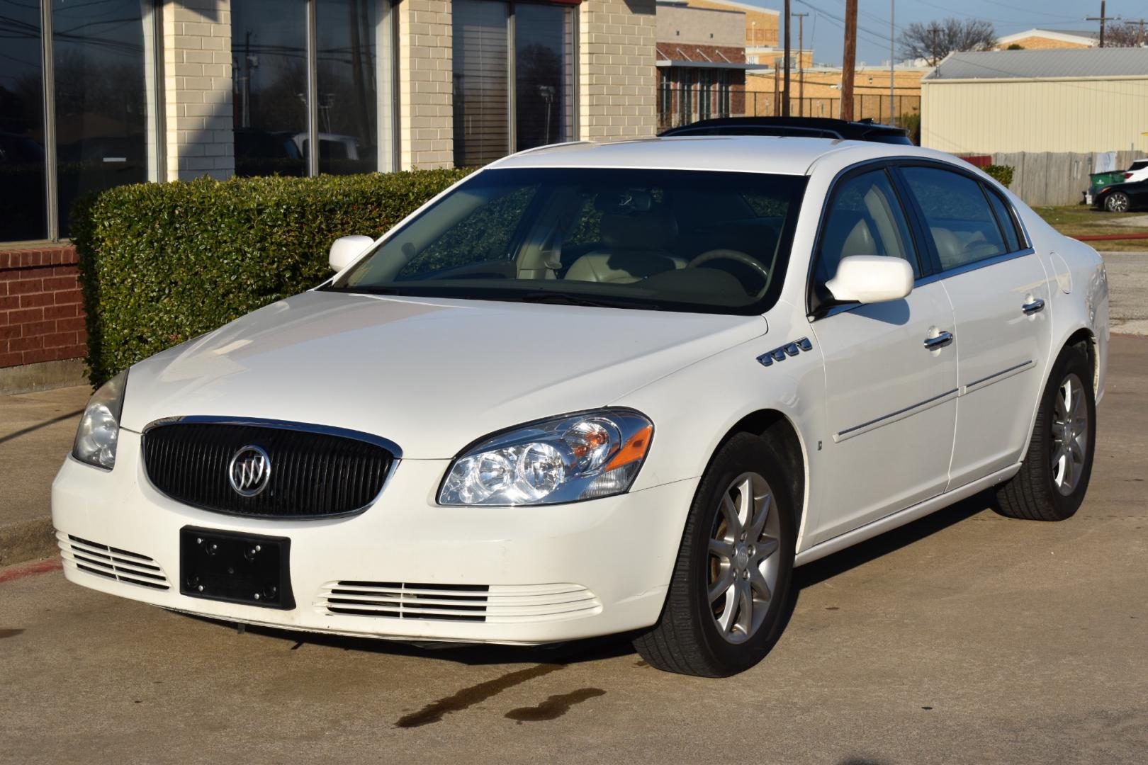 2006 White /Tan Buick Lucerne CXL (1G4HR57Y06U) with an 4.6L V8 engine, 4-Speed Automatic Overdrive transmission, located at 5925 E. BELKNAP ST., HALTOM CITY, TX, 76117, (817) 834-4222, 32.803799, -97.259003 - Deciding to buy a specific car model, such as the 2006 Buick Lucerne CXL V8, depends on various factors and personal preferences. Here are some potential reasons why you might consider purchasing this particular vehicle: Powerful Engine: The V8 engine in the Buick Lucerne CXL provides ample power a - Photo#1